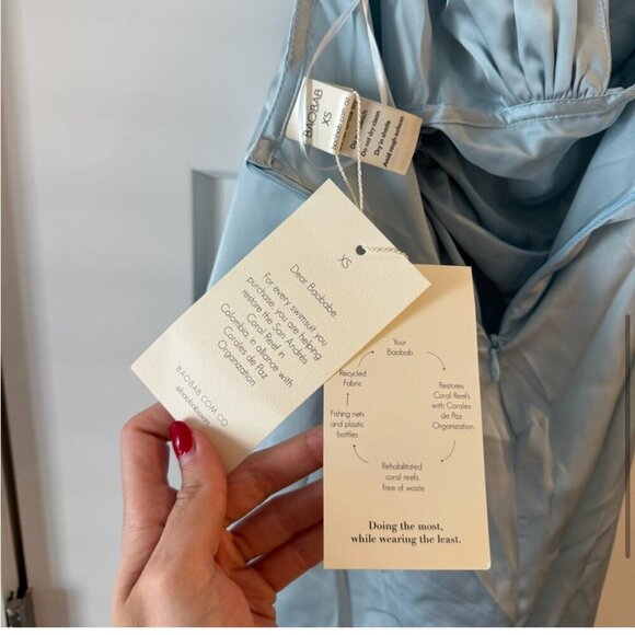 NWT BAOBAB Liz Dress in Ice, Size XS (Sold Out on Revolve) - Picture 6 of 7